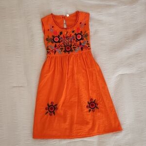 Girls Trafitional Mexican Dress Size 8